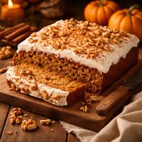 Pumpkin Spice Walnut Cake