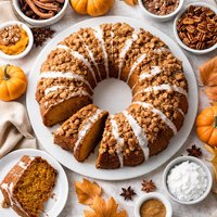 Pumpkin Streusel Bundt Cake