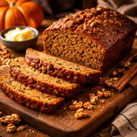 Pumpkin Walnut Bread