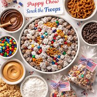 Puppy Chow Snack for the Troops