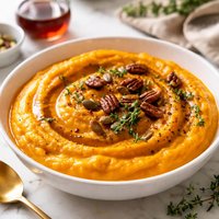 Pureed Acorn Squash with Maple Syrup