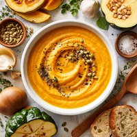 Pureed Squash Butternut Acorn Any Hard Winter Squash