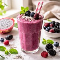 Purple Monstrosity Fruit Smoothie