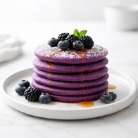 Purple Velvet Pancakes All Natural