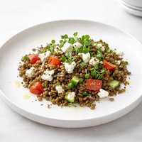 Puy Lentil Salad with Feta Cheese