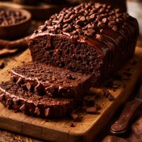 Quadruple Chocolate Loaf Cake