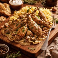 Quail Stroganoff