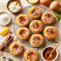 Queijadas De Sintra Portuguese Cheese Tarts with Cinnamon