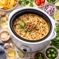 Queso Con Tequila Crock Pot
