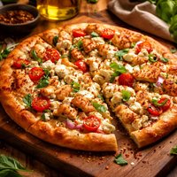 Quick and Easy Chicken Feta Pizza