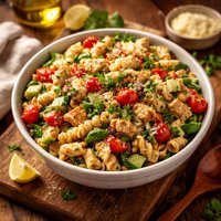 Quick and Easy Chicken Pasta Salad