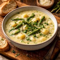 Quick and Easy Creamy Asparagus Potato Soup