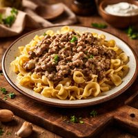 Quick and Easy Hamburger Stroganoff