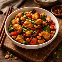 Quick and Easy Kung Pao Chicken for Two