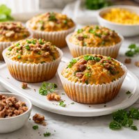 Quick and Easy Sausage and Cheese Muffins