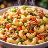 Quick and Easy Tuna Chicken Macaroni