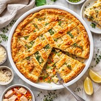 Quick and Easy Vegetable Chicken Pie