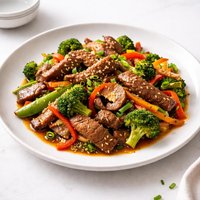 Quick Asian Style Vegetable Beef Skillet