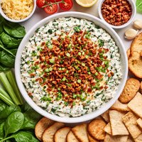 Quick Bacon Spinach Dip