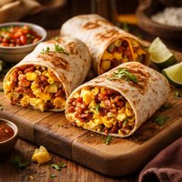 Quick Breakfast Burritos