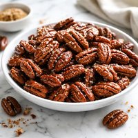 Quick Candied Pecans