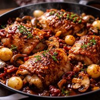 Quick Chicken Coq Au Vin