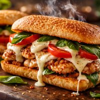 Quick Chicken Mozzarella Sandwiches