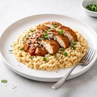 Quick Chicken Parmesan Risotto