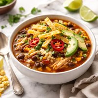 Quick Chicken Tortilla Soup