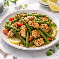 Quick Chicken with Green Beans