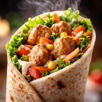 Quick Chicken Wrap Up for One