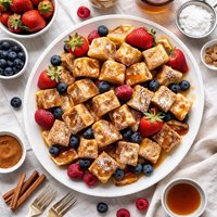 Quick Cinnamon Pancake Cubes