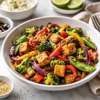 Quick Colourful Tofu Stir Fry