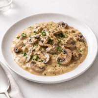 Quick Creamy Mushroom Gravy