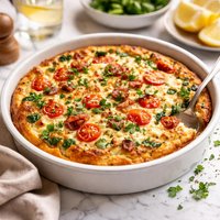 Quick Crustless Quiche