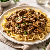 Quick Easy Beef Stroganoff