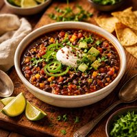 Quick Easy Black Bean Soup
