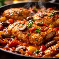 Quick Easy Chicken Cacciatore