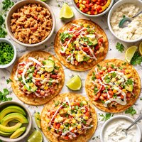 Quick Easy Chicken Tostadas