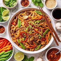 Quick Easy Spicy Lo Mein