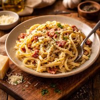 Quick Fettuccine Carbonara