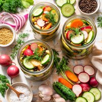 Quick Fridge Pickles