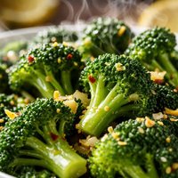 Quick Garlic Lemon Broccoli