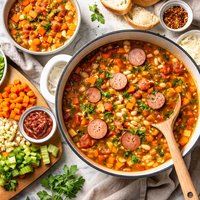 Quick Great Northern Bean Soup W Kielbasa