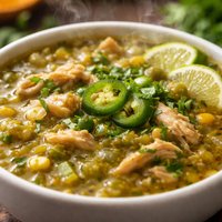 Quick Green Chile Soup
