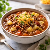 Quick Hamburger Stew Soup