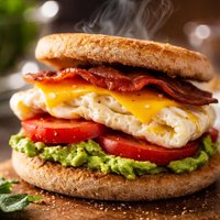 Quick Healthy Breakfast Sandwich