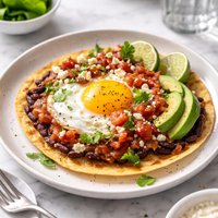 Quick Huevos Rancheros for One