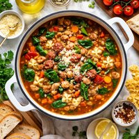 Quick Italian Sausage Soup