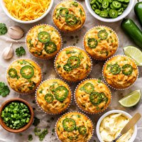 Quick Jalapeno Cheddar Muffins